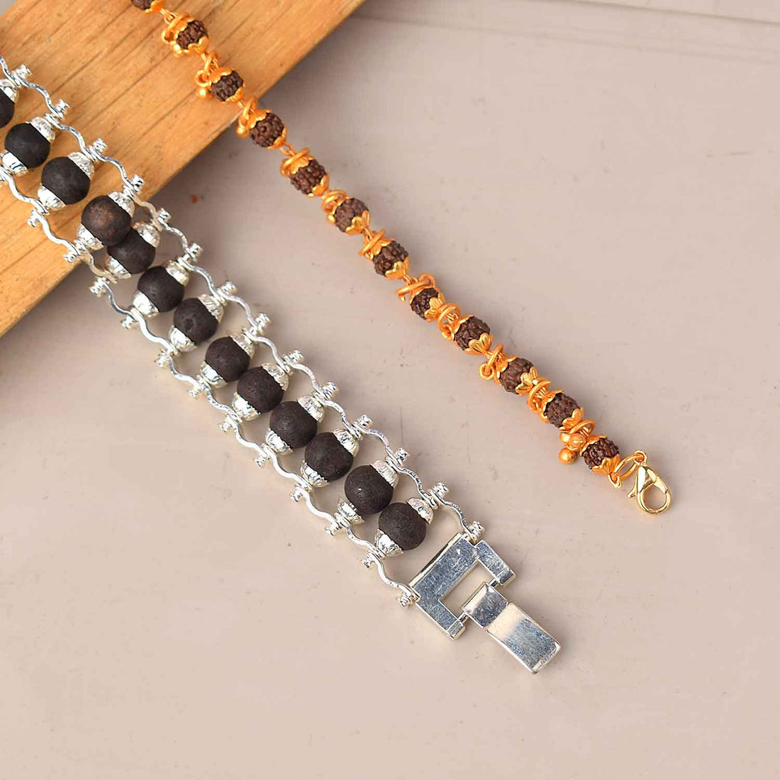 Govt. Certified Silver & Gold Plated Bracelet Combo β Premium IGP Coating