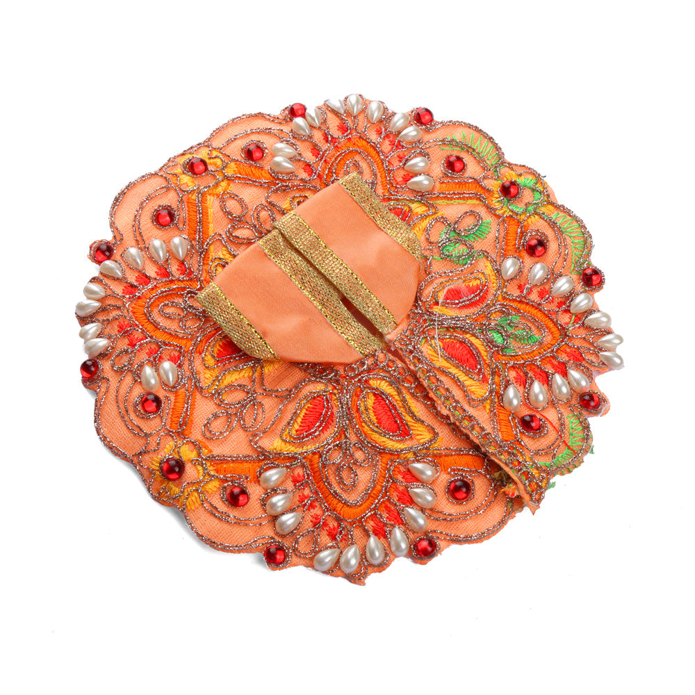 Size 2 Colour Stones Embroidered Laddu Gopal Dress