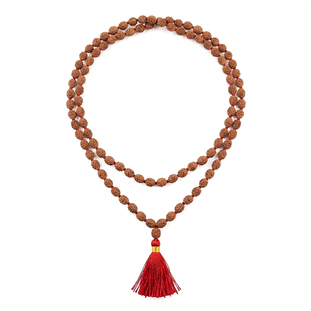 3 Mukhi Rudraksha Mala