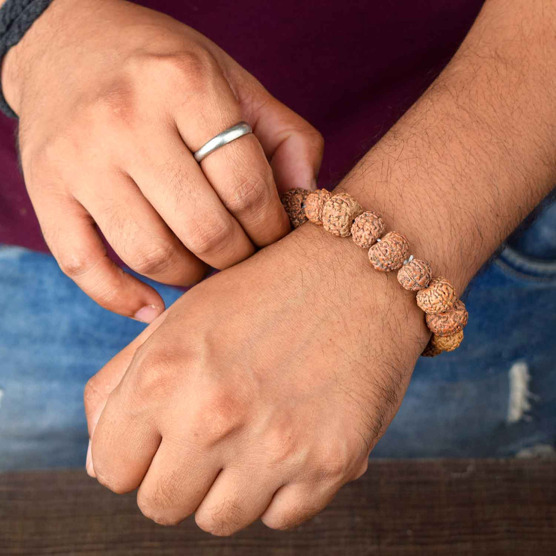 9 Mukhi Rudraksha Bracelet