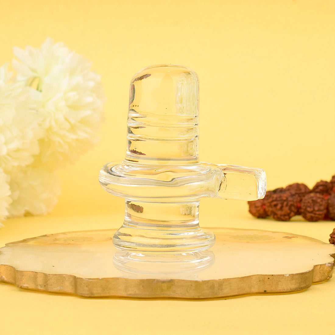 Sacred Sphatik Glass Shiva Lingam – Pure Devotional Energy