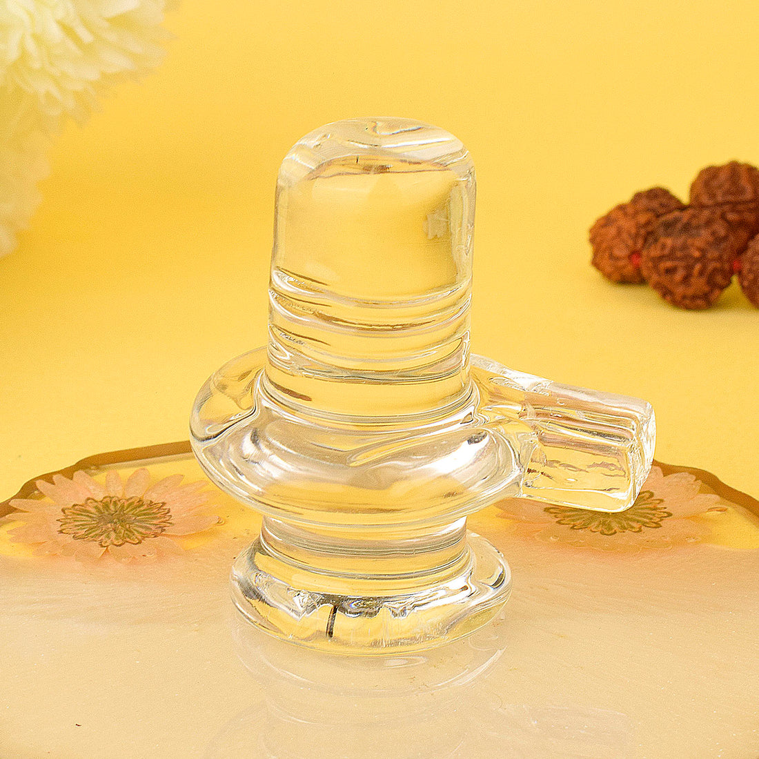 Sacred Sphatik Glass Shiva Lingam – Pure Devotional Energy