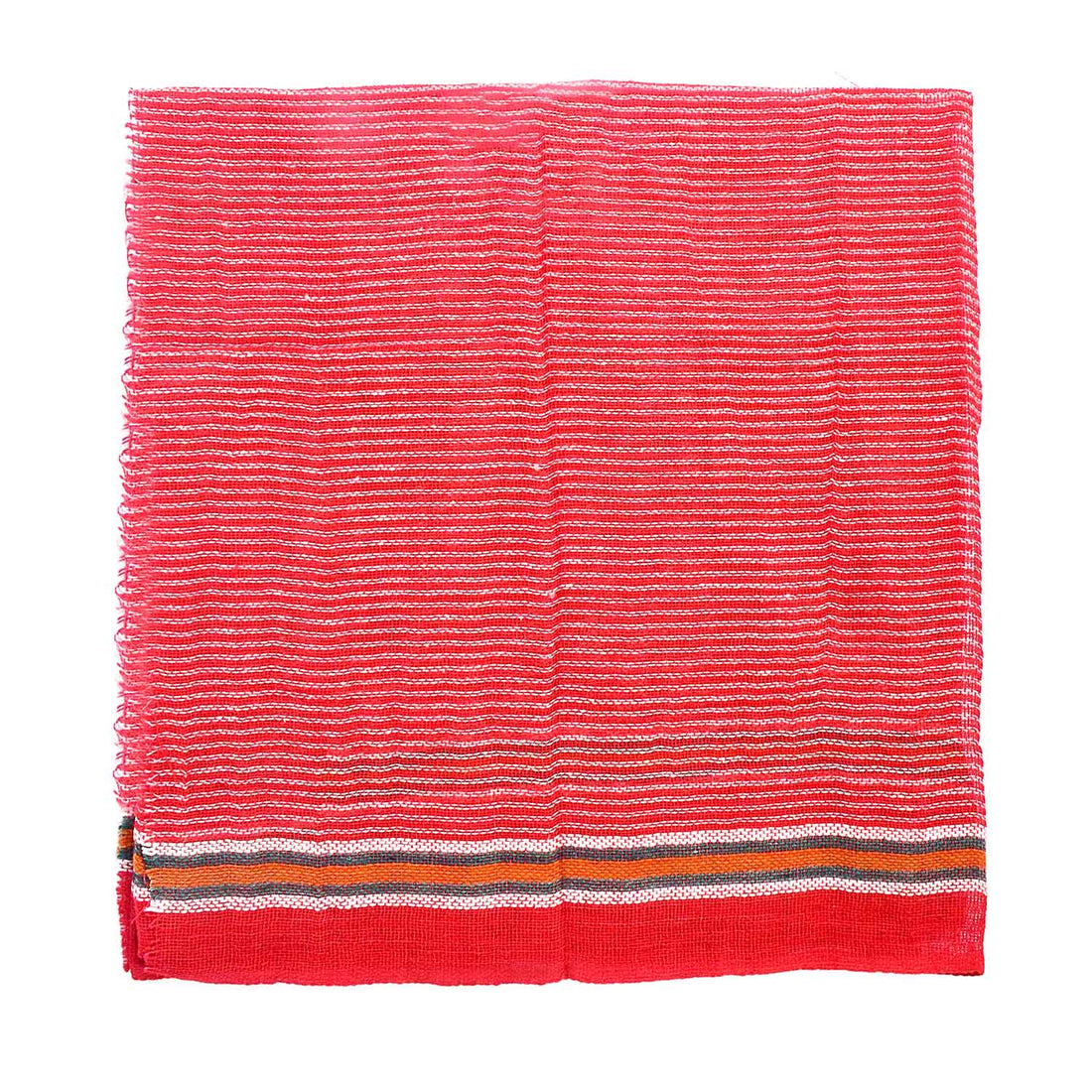 Divine Drapery - Red Cotton Gamcha for Worship