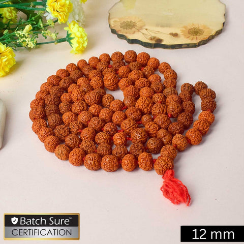 5 Mukhi 108 Dana Rudraksha Mala – Authentic Spiritual Beads