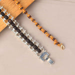 Govt. Certified Silver & Gold Plated Bracelet Combo – Premium IGP Coating