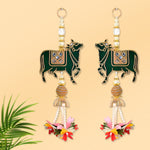 Cow Floral Side Door Wall Hangings