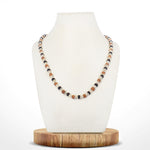 Rudraksha & Karungali Mala Silver Plated Beads Spiritual Protection Govt Certified