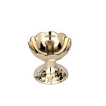 Brass Flower-Shaped Payali Diya