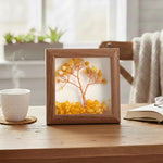 Citrine Tree with Frame Decorative Spiritual Piece