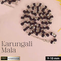 100% original government certified Karungali (Ebony Wood) mala with silver-plated metal caps for protection, grounding, and spiritual practices. 
India’s Premium Jap Mala Store - www.satvikstore.in
