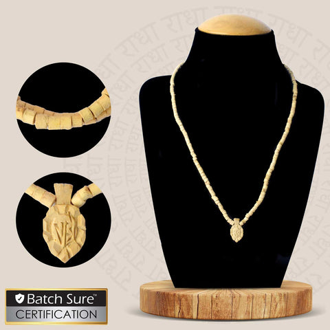 100% Original Tulsi Mala with handcrafted Tulsi beads and a Radha locket, perfect for devotion, meditation, and spiritual wear. India’s Premium Jap Mala Store- www.satvikstore.in
