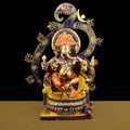 Lord Ganesh, Ganpati, known for Blessing Good Health and Wealth, The Idol Is made from Premium Quality material for long lasting use. Handmade product from the Artisanship of India's Craftsman with Using Modern Style.