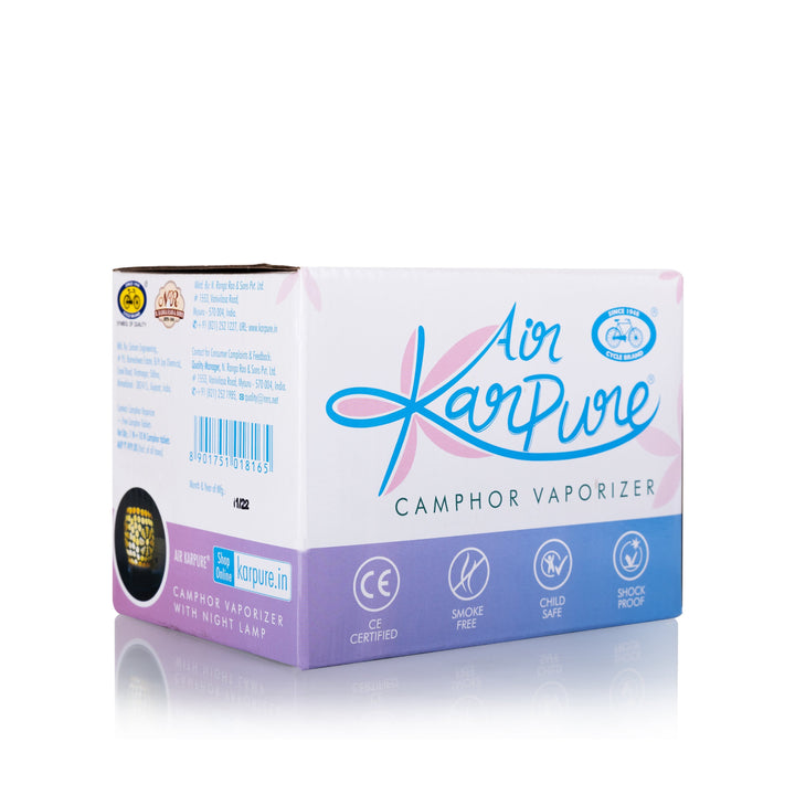 Premium camphor vaporizer diffuser for home fragrance