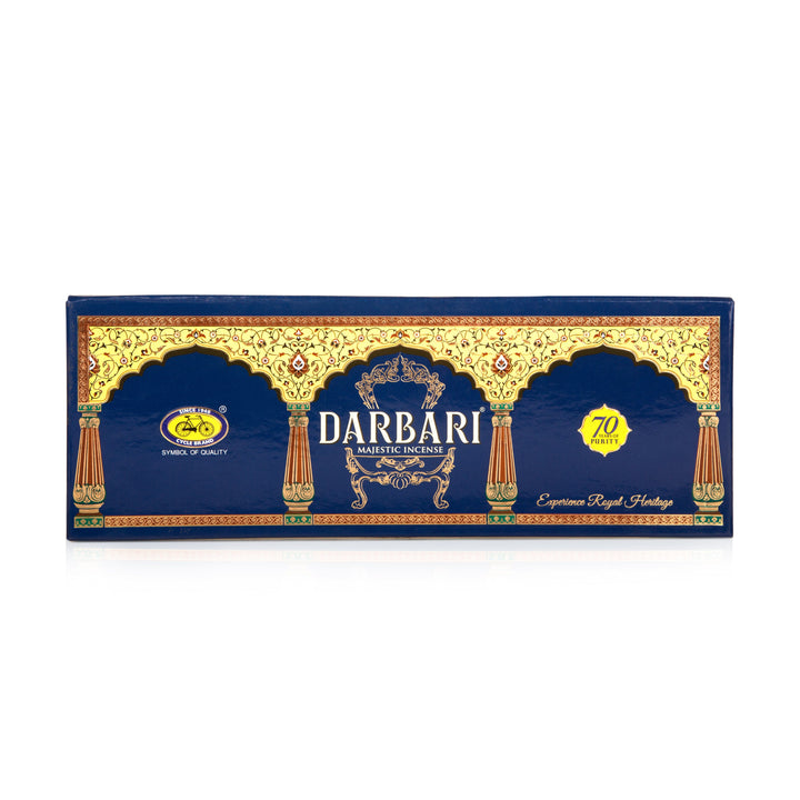 Darbari incense sticks with red and blue fragrance variants