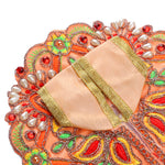 Size 2 Colour Stones Embroidered Laddu Gopal Dress