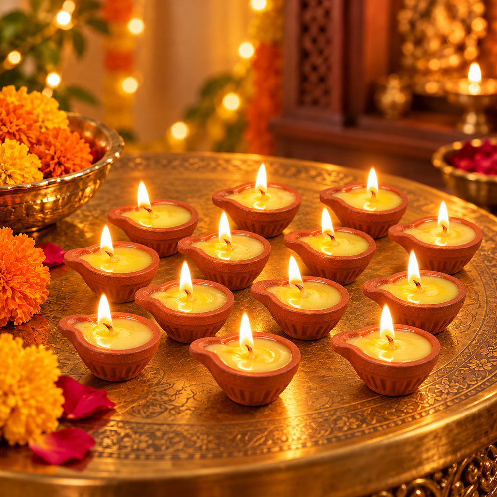 45 Min, Cow Ghee Diya (Nitya Jyot)