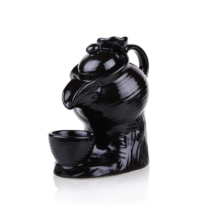 Amogha tea pot design backflow incense cone holder with cones