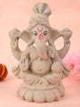 6.3-inch eco-friendly Kamal Ganesha idol seated on a lotus, hand-painted with intricate detailing in traditional style. India’s Largest Pooja Accessories Brand – www.satvikstore.in