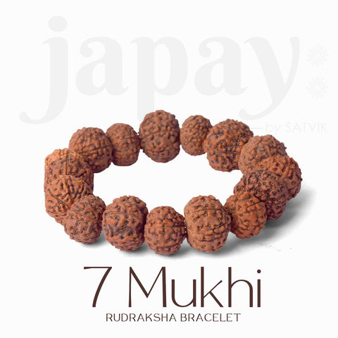 7 mukhi rudraksha bracelet