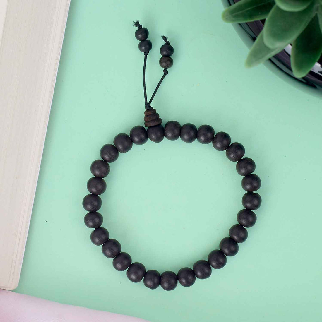 8mm Govt. Certified Karungali Bracelet with Matt Finish