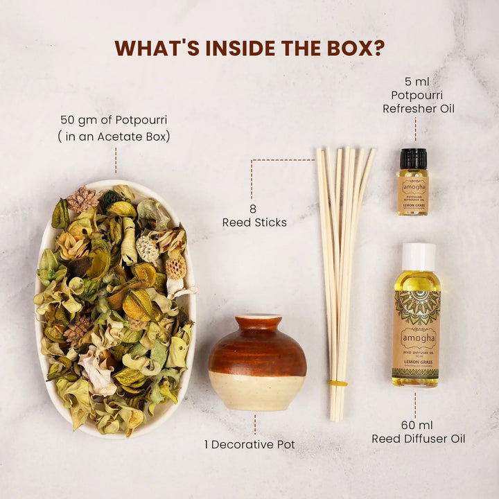 IRIS Amogha lemongrass fragrance gift set