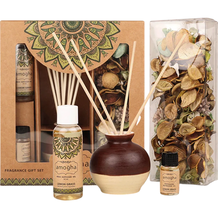 IRIS Amogha lemongrass fragrance gift set