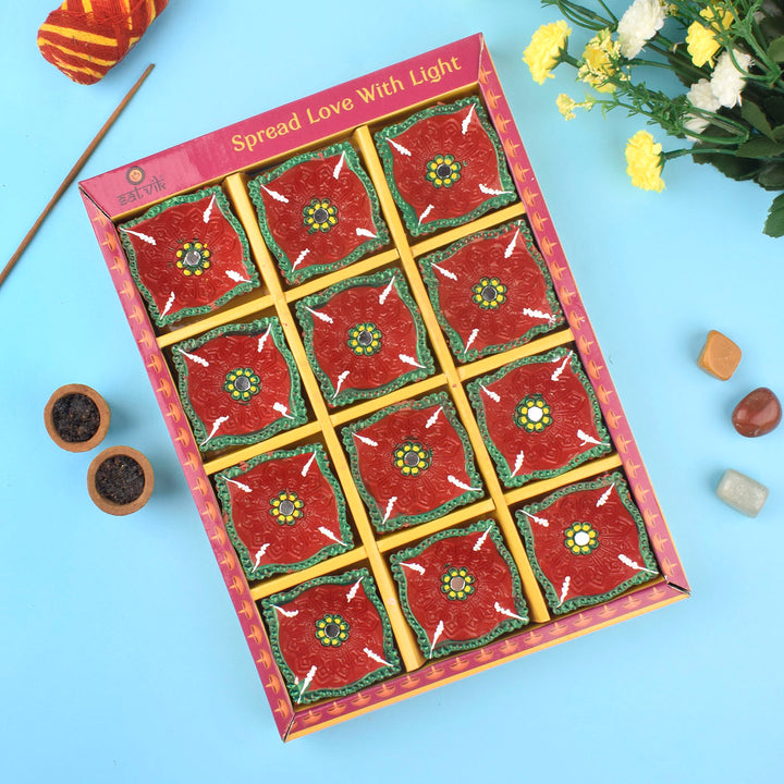 Artisanal Clay Diyas for Diwali  | India’s Largest Pooja Accessories Brand – www.satvikstore.in
