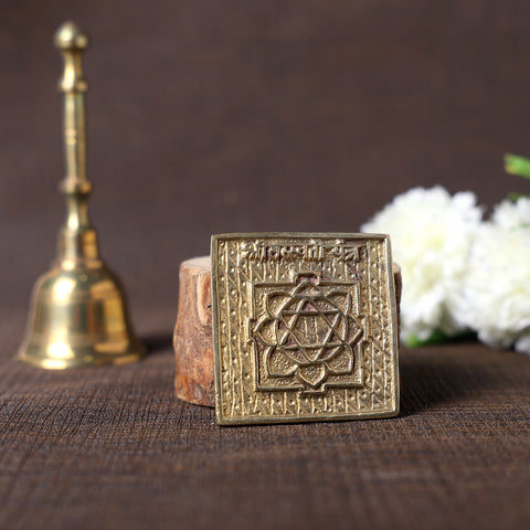 Asht Dhatu Saraswati Yantra for knowledge, wisdom, education, creativity, and spiritual growth, ideal for study rooms, home temple, and puja rituals. India’s Largest Pooja Accessories Brand – www.satvikstore.in