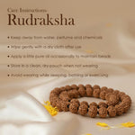 5 Mukhi Pahtariya Rudraksha Mala 7-8mm