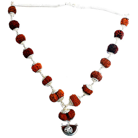 Certified 1-14 Mukhi Sidh Silver Mala- Nepal