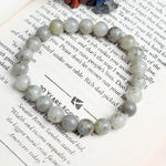 Natural Certified Labradorite Crystal Bracelet for Reiki Healing 8 MM