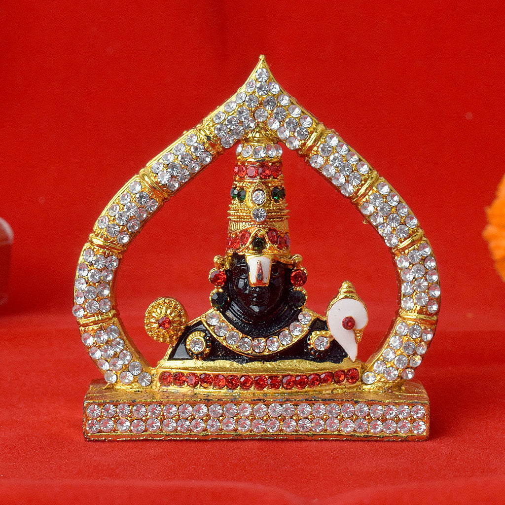 Metal Tirupati Balaji Idol Puja Store Online Pooja Items Online Puja Samagri Pooja Store near me www.satvikstore.in