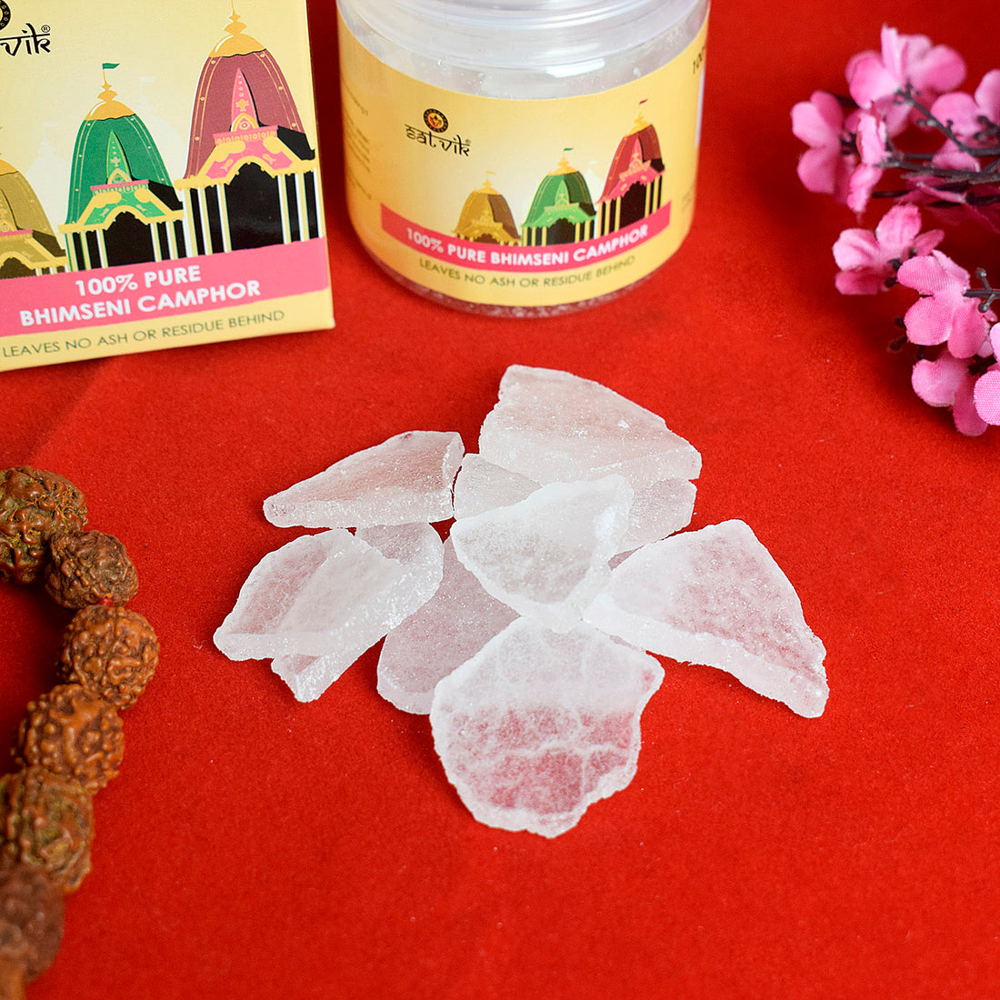 100% Pure & Premium Bhimseni Camphor (50 Grams)