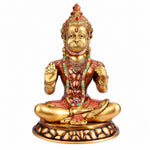 15 Inch Brass Blessing Lord Hanuman Idol