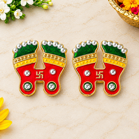 Festival of Lights Beautiful Charan Paduka Set of 2