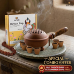 Herbal Hawan Cups with Smokey Dhoop Burner Combo