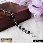 Silver Capping Karungali Mala & Bracelet Govt Certified Original