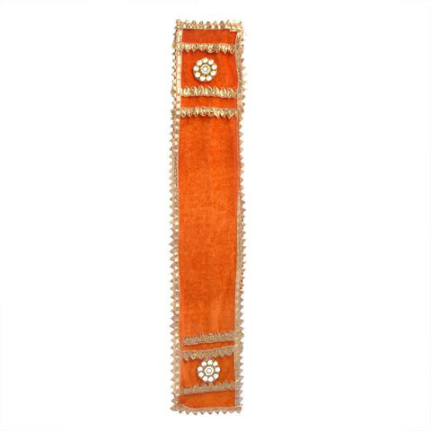 Graceful Orange Patka/Duppata/Angvastra 15/22/32 INCH