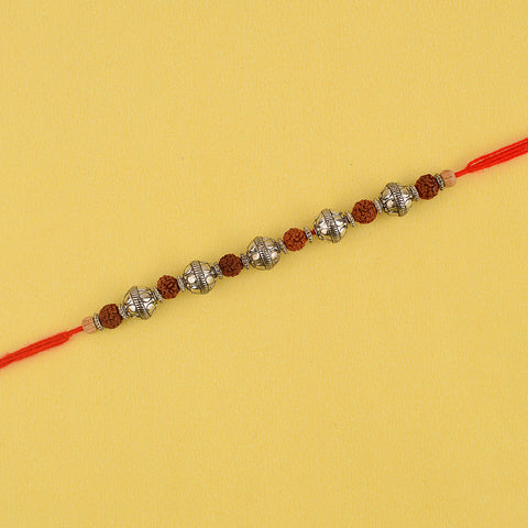 Handcrafted Rudraksha Designer Rakhi India’s Largest Pooja Accessories Brand – www.satvikstore.in
