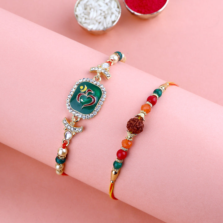 Browse our exclusive collection of Rakhi online 2023. Choose a stunning Rakhi set of 2 for your beloved brother, bhaiya, or bhai. Discover designer Rakhi and beautiful Rakhi options. Send Rakhi and Rakhi combos abroad with ease. Explore Indian Rakhi and find the perfect Rakhi gift at SatvikStore.in."