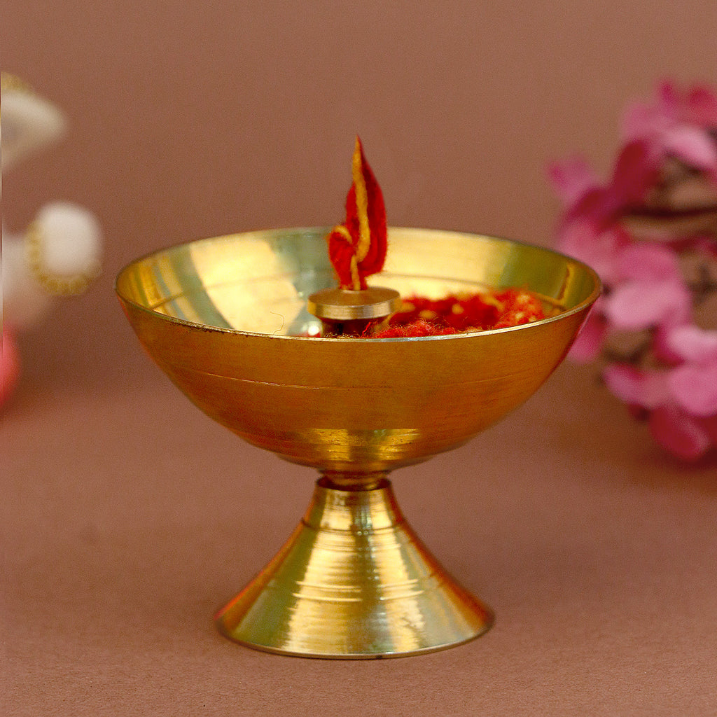 Brass Payali Diya | Puja Store Online | Pooja Items Online in India | Puja Samagri | Pooja Store near me - www.satvikstore.in