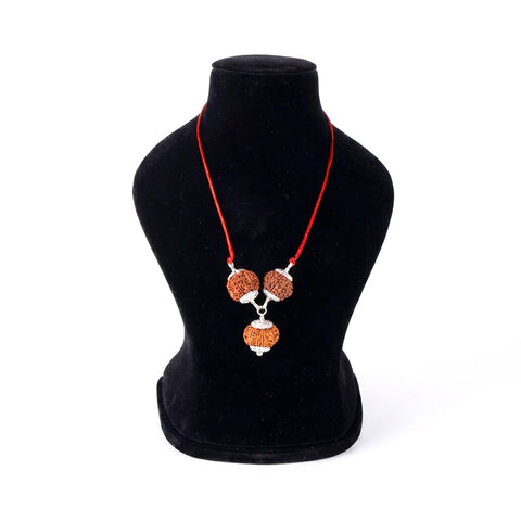 Kalsarp Dosh Kavachh bracelet with 8 9 10 Mukhi Rudraksha for protection and dosha relief Nepal beads. India’s Premium Rudraksha Jap Mala Brand - www.satvikstore.in