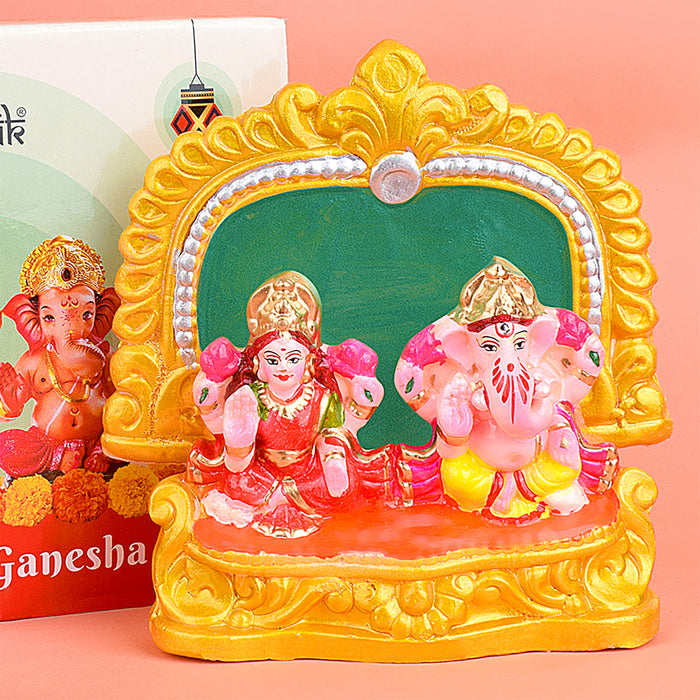 Laxmi Ganesha Clay Idol | India’s Largest Pooja Accessories Brand – www.satvikstore.in
