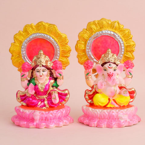 Radiant Abundance Laxmi Ganesha Figurine