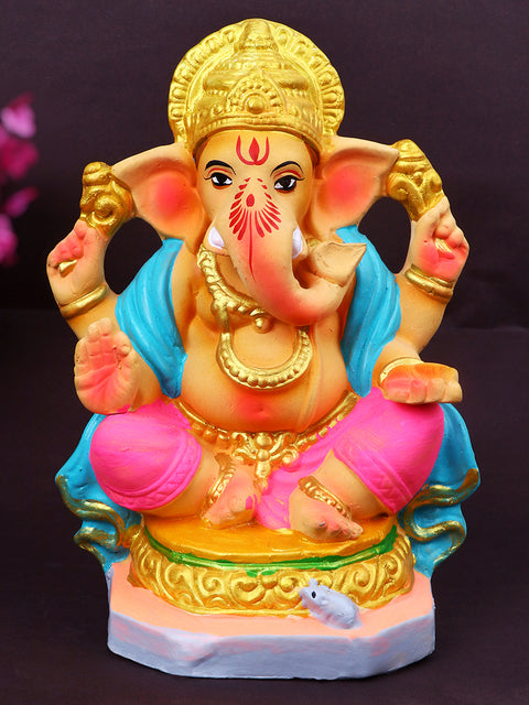 8.2-inch Muktidaya eco-friendly Ganesha idol | India’s Largest Pooja Accessories Brand – www.satvikstore.in