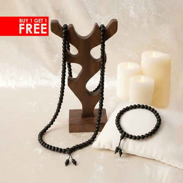 Karungali Mala 8mm with Sumeru Bead Govt Certified Original