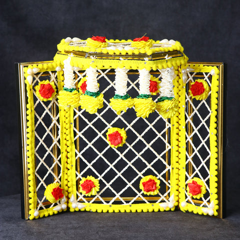8 Inch Magnificent Phool Bangla (Yellow)