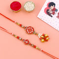 Premium Designer Beaded Bhaiya Bhabhi Rakhi Set India’s Largest Pooja Accessories Brand – www.satvikstore.in
