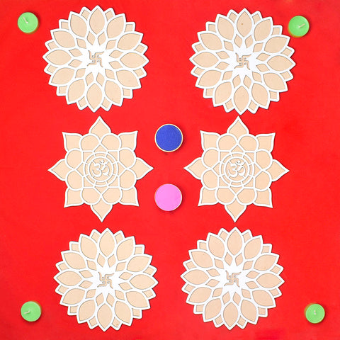 Reusable Rangoli Stencils | India’s Largest Pooja Accessories Brand – www.satvikstore.in
