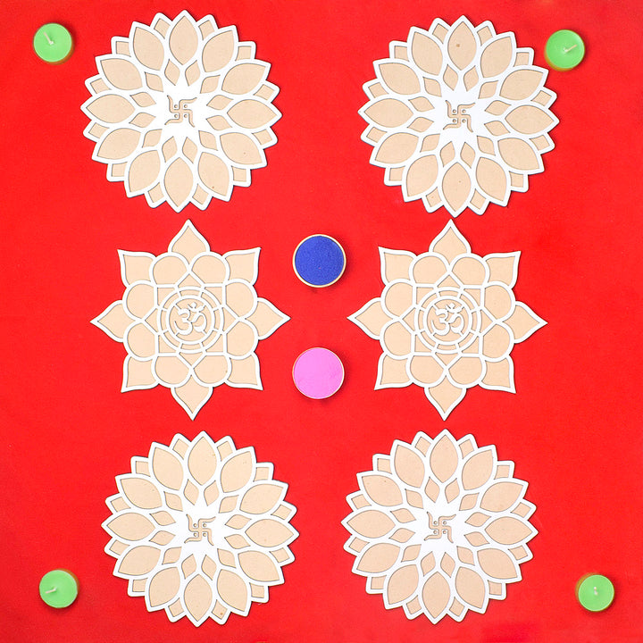 Reusable Rangoli Stencils | India’s Largest Pooja Accessories Brand – www.satvikstore.in